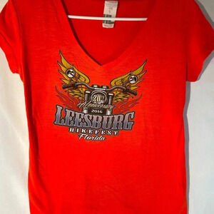 Leesburg Florida Bikefest Tee size L